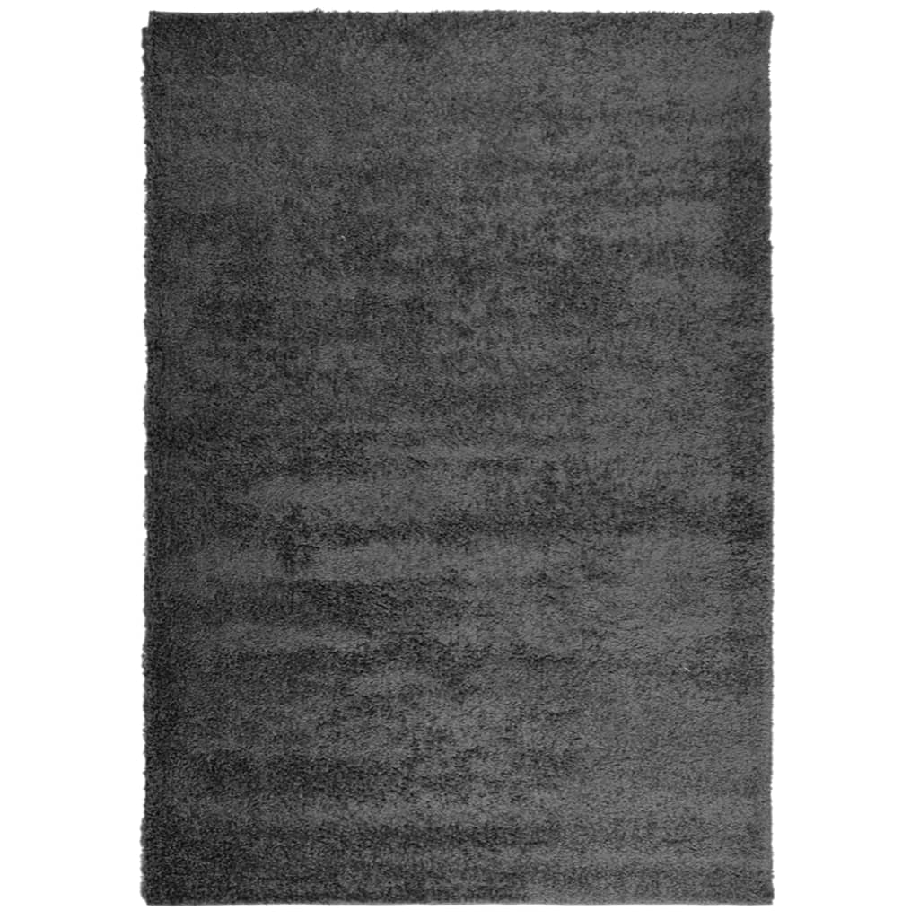 Vidaxl tapis Pampelune Shaggy hautement pile 120x170 cm anthracite