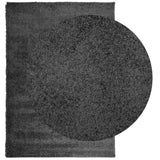 VidaXL Teppich Pamplona Shaggy Hochflor 120x170 cm Anthrazit
