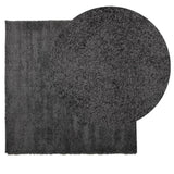 Vidaxl Rug Pamplona Shaggy Meget bunke 160x160 cm Anthracite