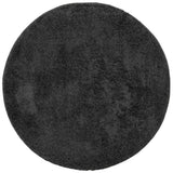 Vidaxl Teppich Pamplona Shaggy Hochflor Modern ø 100 cm Anthrazit