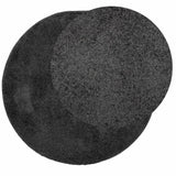 VidaXL Teppich Pamplona Shaggy Hochflor Modern ø 240 cm Anthrazit