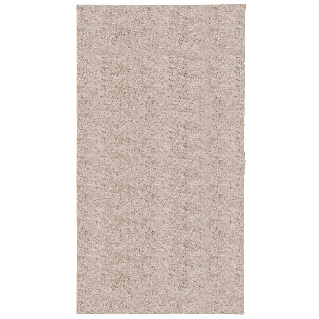 VidaXL Teppich Pamplona Shaggy Hochflor Modern 80x150 cm Beige