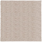 VidaXL Teppich Pamplona Shaggy Hochflor Modern 120x120 cm Beige