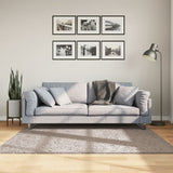 VidaXL Teppich Pamplona Shaggy Hochflor Modern 160x160 cm Beige