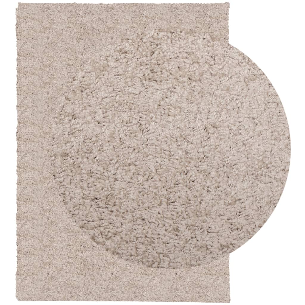VidaXL Teppich Pamplona Shaggy Hochflor Modern 200x280 cm Beige