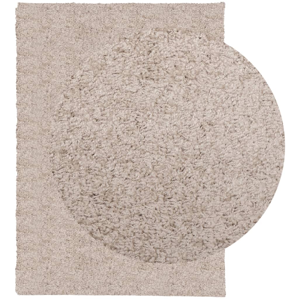 Vidaxl Teppich Pamplona Shaggy hochmoderne 200x280 cm Beige