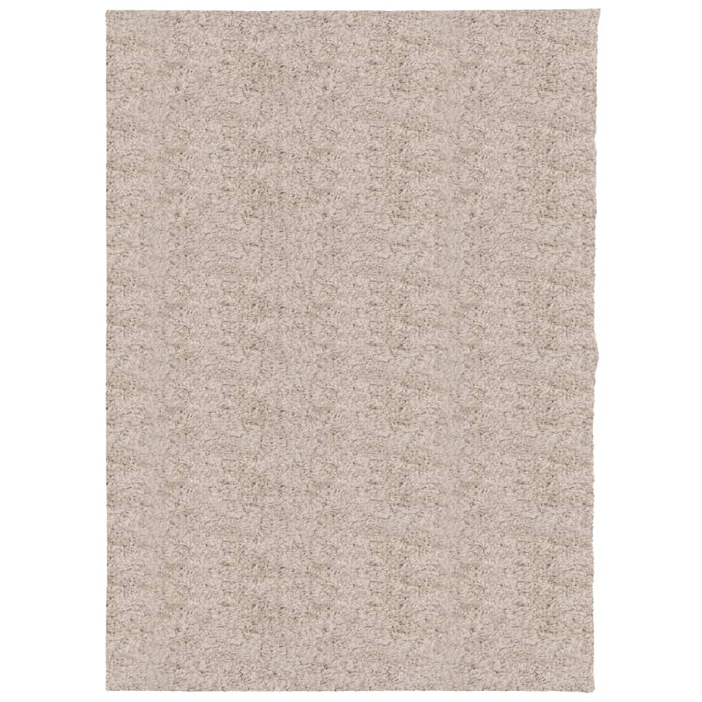 Alfombra Vidaxl Pamplona Shaggy altamente moderna 240x340 cm beige