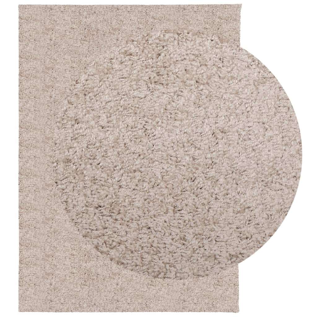 Alfombra Vidaxl Pamplona Shaggy altamente moderna 240x340 cm beige