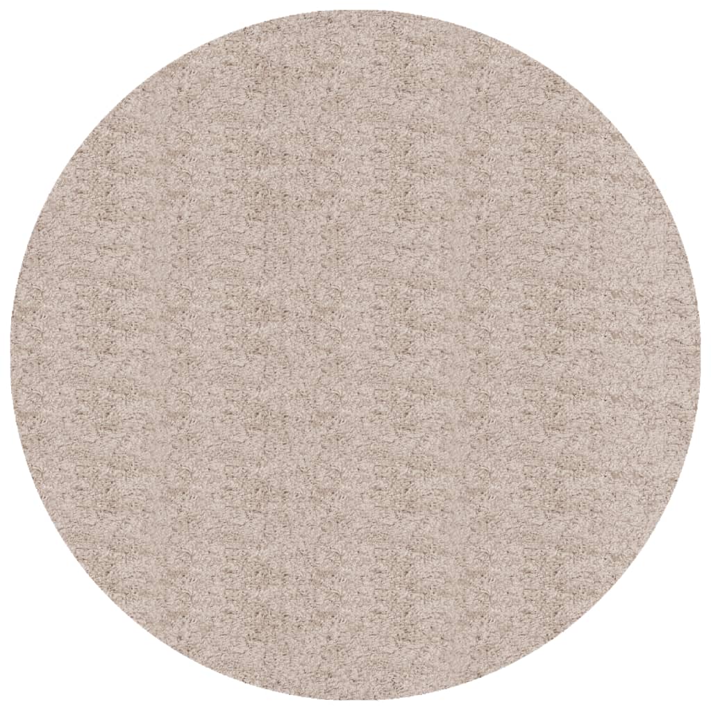 VidaXL rug Pamplona Shaggy Highly Modern Ø 80 cm Beige