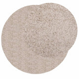 VIDAXL RUAM PAMPLONA SHAGGY ALTOGGIO MODERNO Ø 80 cm beige