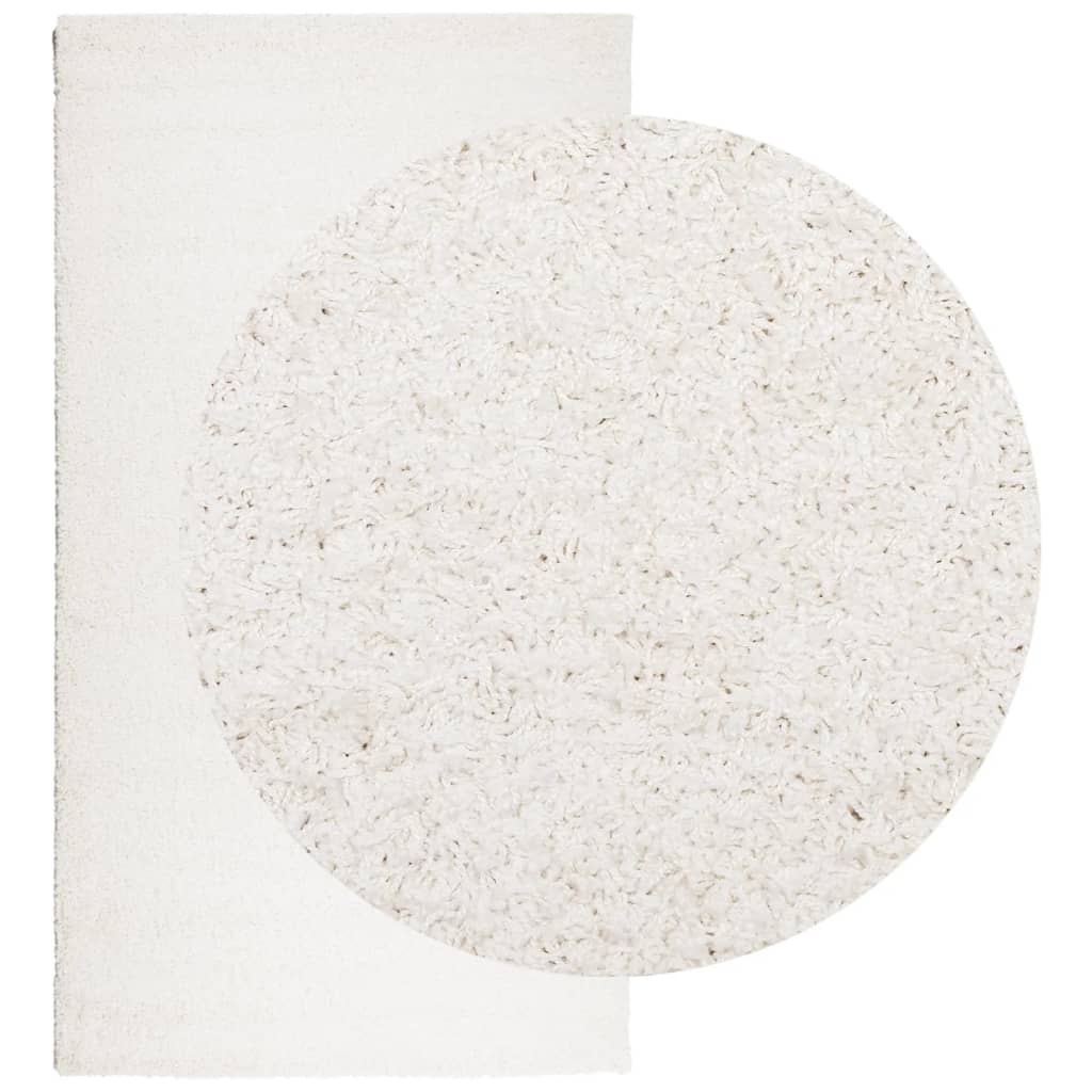 Vidaxl Rug Pamplona Shampgy héich modern 60x1 cm Crème