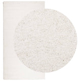 Vidaxl Rug Pamplona Shampgy héich modern 80x150 cm Crème