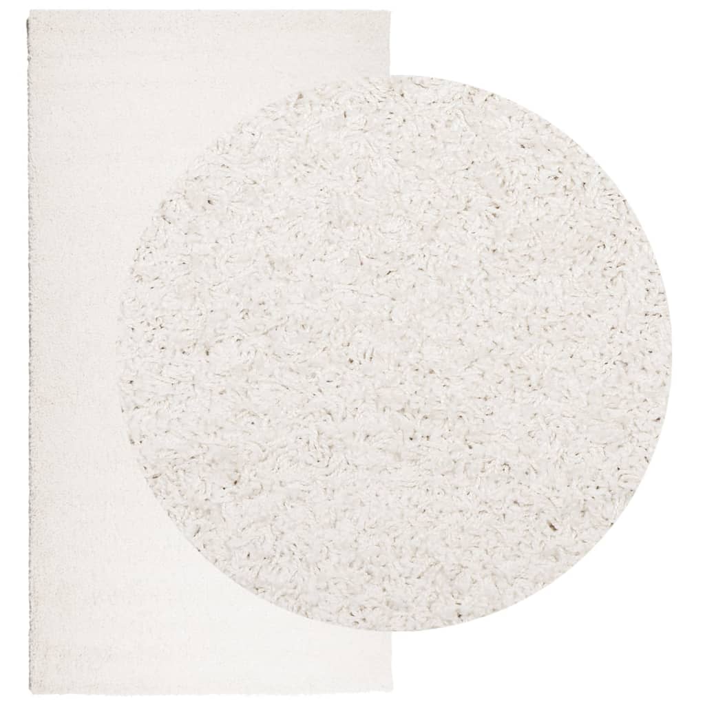 VidaXL Teppich Pamplona Shaggy Hochflor Modern 80x150 cm Creme