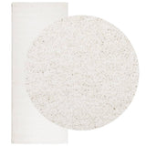VidaXL Teppich Pamplona Shaggy Hochflor Modern 80x200 cm Creme