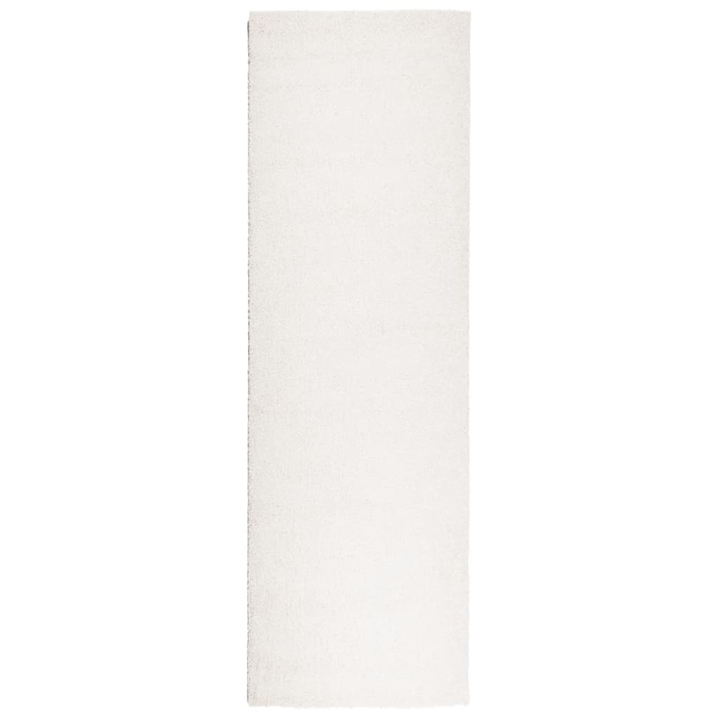 Vidaxl Rug Pamplona Shaggy Svært moderne 80x250 cm krem