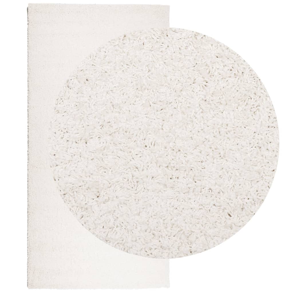 VidaXL Teppich Pamplona Shaggy Hochflor Modern 100x200 cm Creme