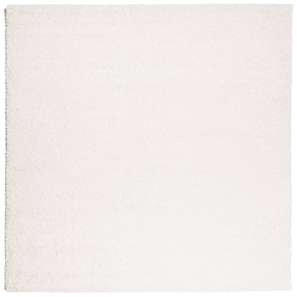 Vidaxl Teppich Pamplona Shaggy hochmoderne 120x120 cm Creme