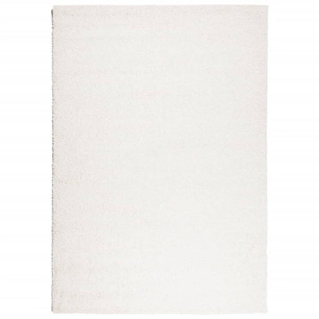 VidaXL Teppich Pamplona Shaggy Hochflor Modern 120x170 cm Creme