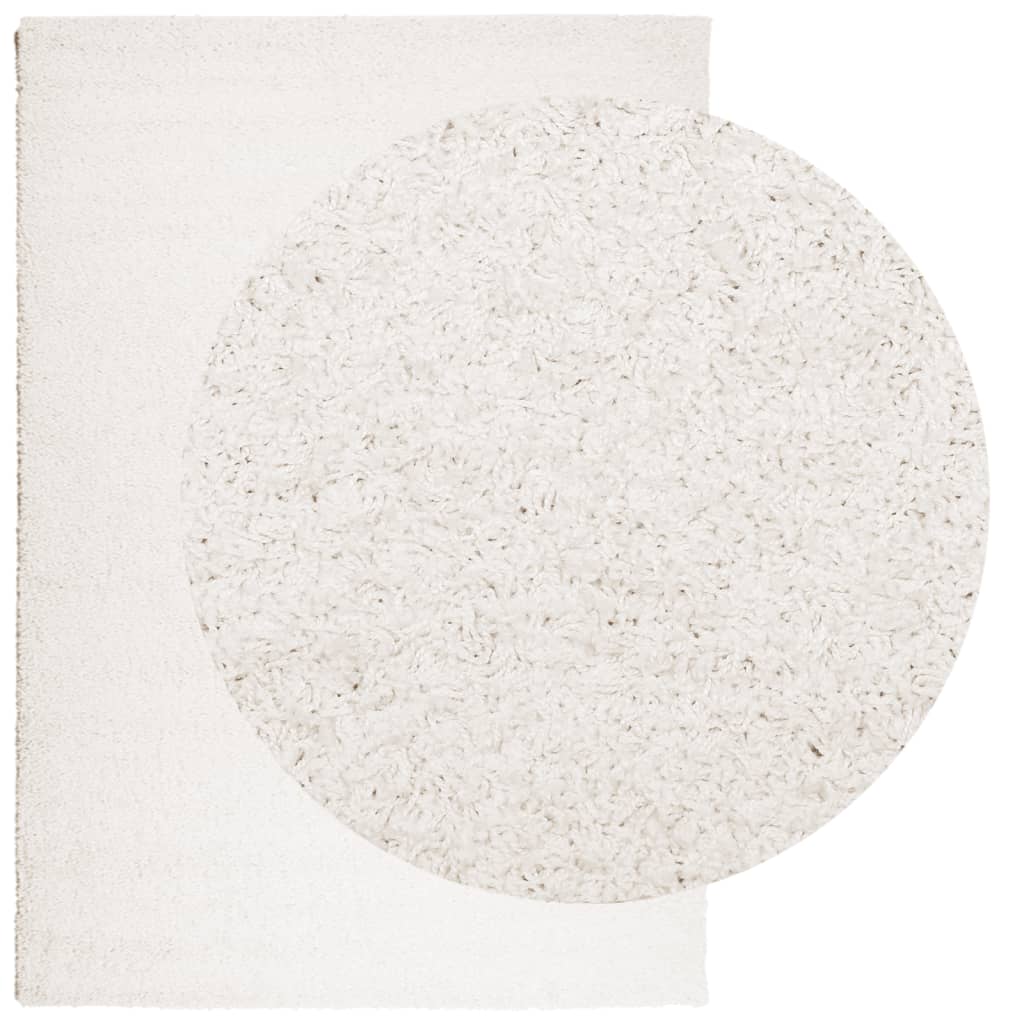 VidaXL Teppich Pamplona Shaggy Hochflor Modern 120x170 cm Creme