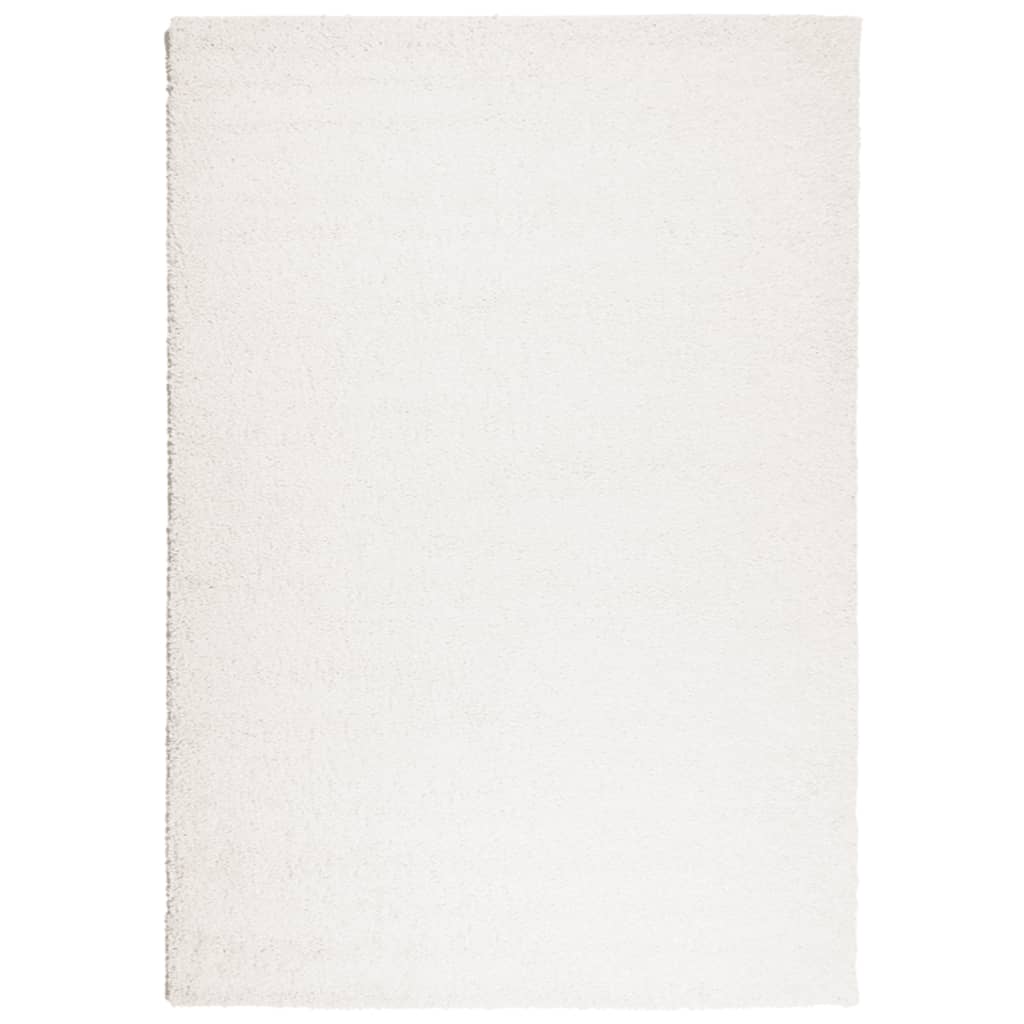 Vidaxl Rug Pamplona Shaggy meget moderne 140x200 cm creme