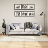 VidaXL Teppich Pamplona Shaggy Hochflor Modern 140x200 cm Creme
