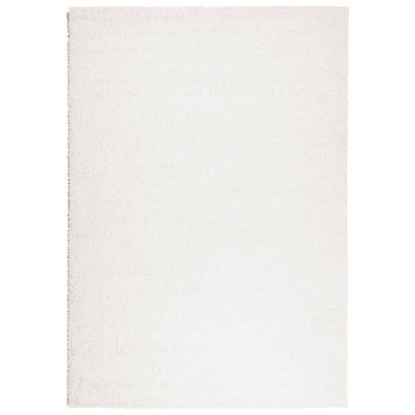 VidaXL Teppich Pamplona Shaggy Hochflor Modern 160x230 cm Creme