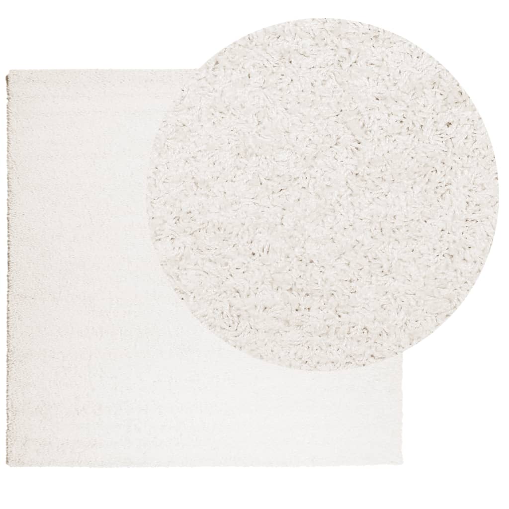 VIDAXL RUAM PAMPLONA SHAGGY Crema 200x200 altamente moderna