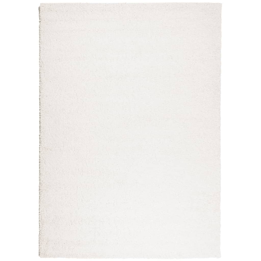VidaXL Teppich Pamplona Shaggy Hochflor Modern 200x280 cm Creme