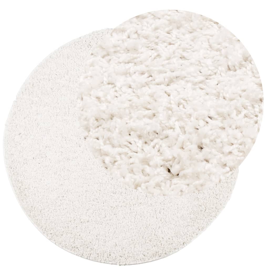 Vidaxx Teppich Pamplona Shaggy Hochflor modern ø 100 cm cremefarben