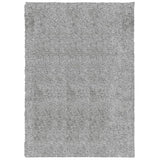 Vidaxl tapis Pampelune Shaggy hautement moderne 120x170 cm gris