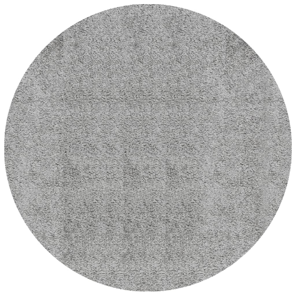 Vidaxl tapis Pampelune Shaggy hautement pôle moderne Ø 80 cm gris