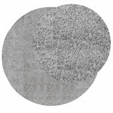 Vidaxx Teppich Pamplona Shaggy Hochflor Modern ø 80 cm Grau