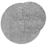 VidaXL Teppich Pamplona Shaggy Hochflor Modern ø 160 cm Grau