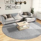 VidaXL Teppich Pamplona Shaggy Hochflor Modern ø 280 cm Grau