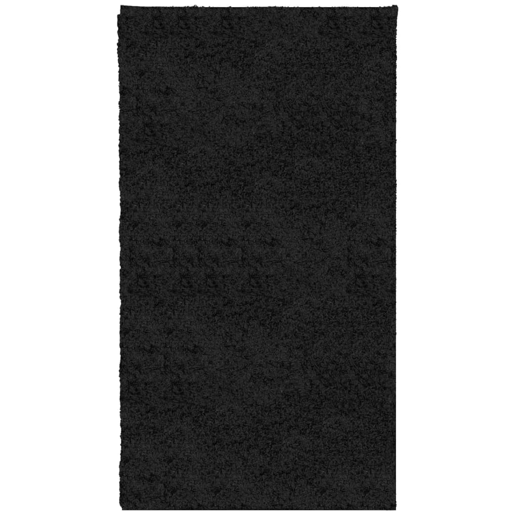 Vidaxx Teppich Pamplona Shaggy Hochflor Modern 60x110 cm Schwarz