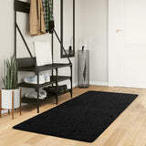 VidaXL rug Pamplona Shaggy Highly Modern 80x200 cm Black