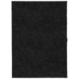 VidaXL Teppich Pamplona Shaggy Hochflor Modern 140x200 cm Schwarz