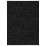 Vidaxl tapis Pampelona Shaggy hautement moderne 140x200 cm noir