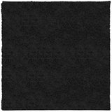 Vidaxl tapis Pampelona Shaggy hautement moderne 160x160 cm noir