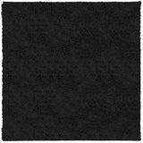 VidaXL Teppich Pamplona Shaggy Hochflor Modern 160x160 cm Schwarz