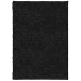 Vidaxl tapis Pampelona Shaggy hautement moderne 160x230 cm noir