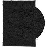 Alfombra Vidaxl Pamplona Shaggy altamente moderna 200x280 cm Negro