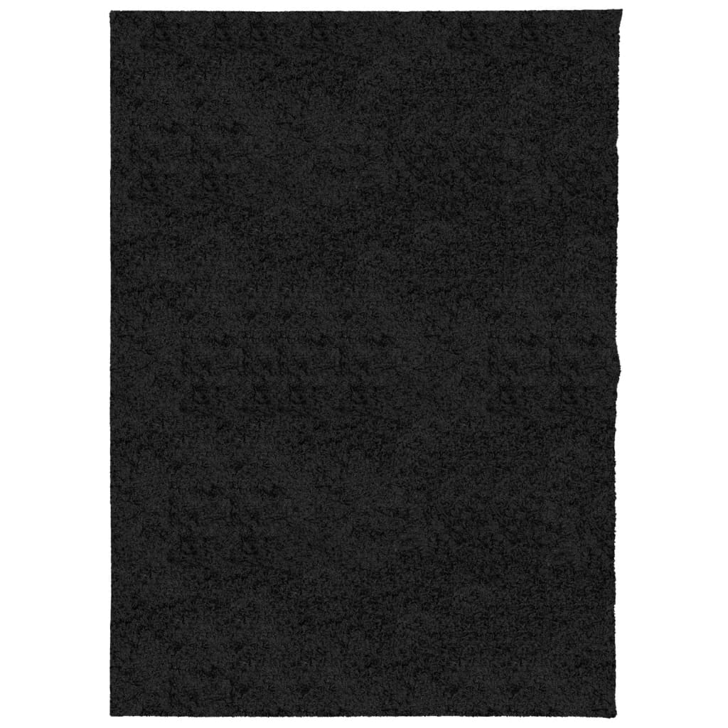 Alfombra Vidaxl Pamplona Shaggy altamente moderna 240x340 cm Negro