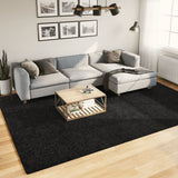 VidaXL Teppich Pamplona Shaggy Hochflor Modern 240x340 cm Schwarz