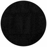 Vidaxl tapis Pampelona Shaggy hautement moderne Ø 80 cm noir