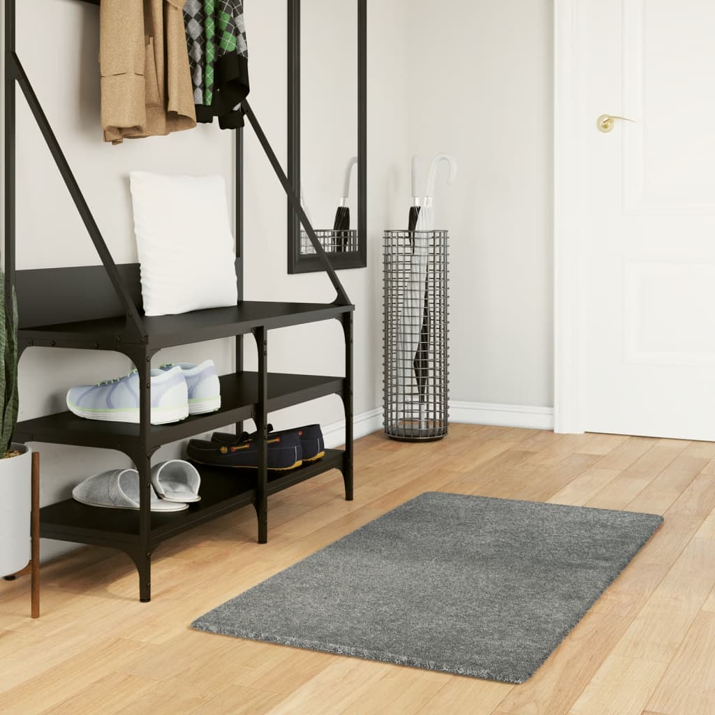 VidaXL Teppich Pamplona Shaggy Hochflor Modern 60x110 cm Grün