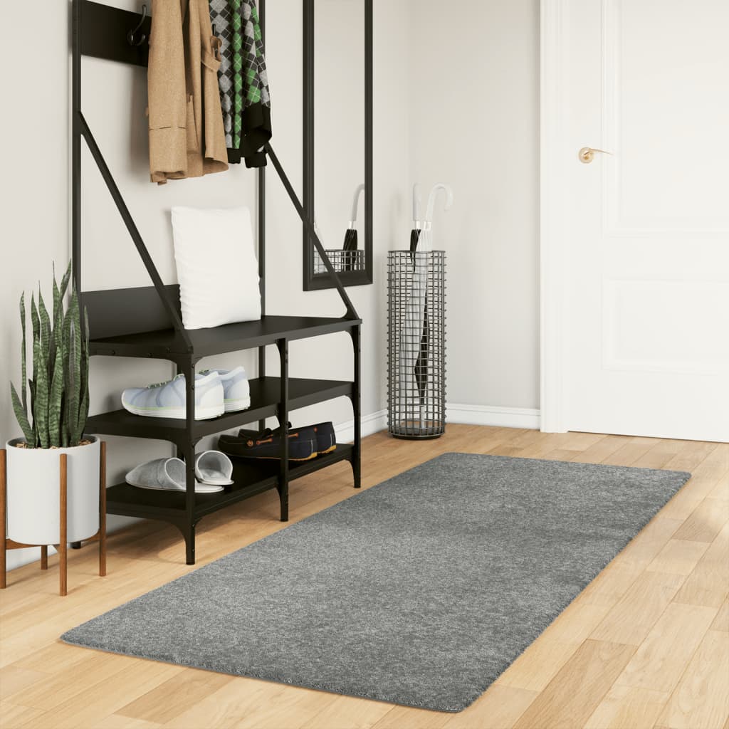 Vidaxl Rug Pamplona Shaggy meget moderne 80x200 cm grøn