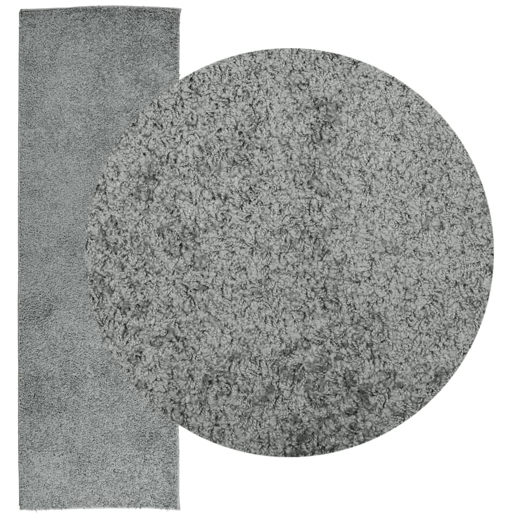 VidaXL Teppich Pamplona Shaggy Hochflor Modern 80x250 cm Grün