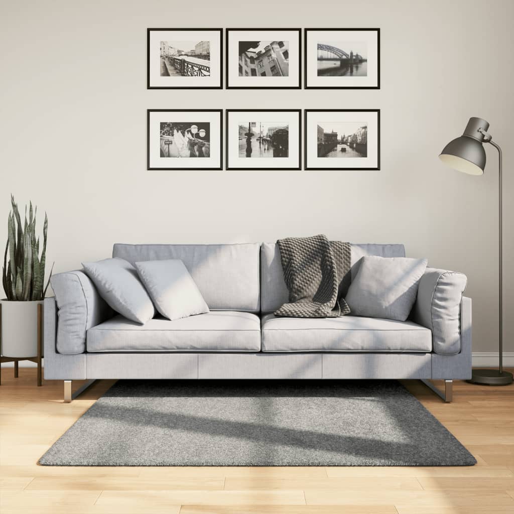 Vidaxl Rug Pamplona Shaggy meget moderne 120x120 cm grøn