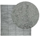 VidaXL Teppich Pamplona Shaggy Hochflor Modern 240x240 cm Grün